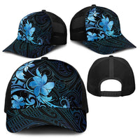 Matariki New Zealand Baseball Net Cap Maori Pattern Blue Galaxy