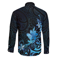 Matariki New Zealand Family Matching Off Shoulder Short Dress and Hawaiian Shirt Maori Pattern Blue Galaxy LT05 - Polynesian Pride