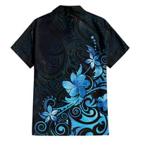 Matariki New Zealand Family Matching Tank Maxi Dress and Hawaiian Shirt Maori Pattern Blue Galaxy LT05 - Polynesian Pride