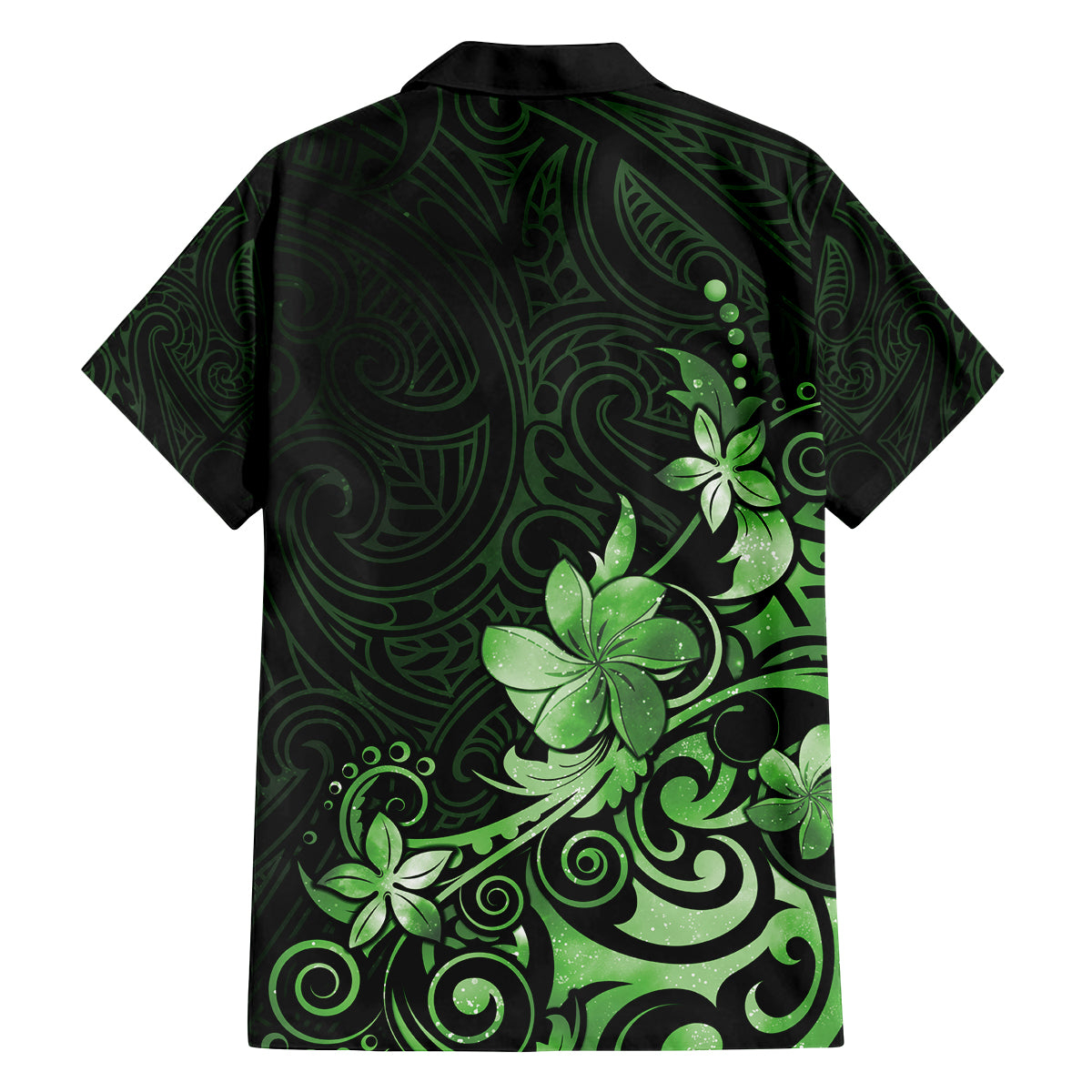 Matariki New Zealand Family Matching Long Sleeve Bodycon Dress and Hawaiian Shirt Maori Pattern Green Galaxy LT05 - Polynesian Pride