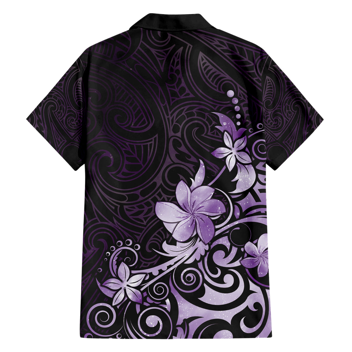 Matariki New Zealand Family Matching Short Sleeve Bodycon Dress and Hawaiian Shirt Maori Pattern Purple Galaxy LT05 - Polynesian Pride
