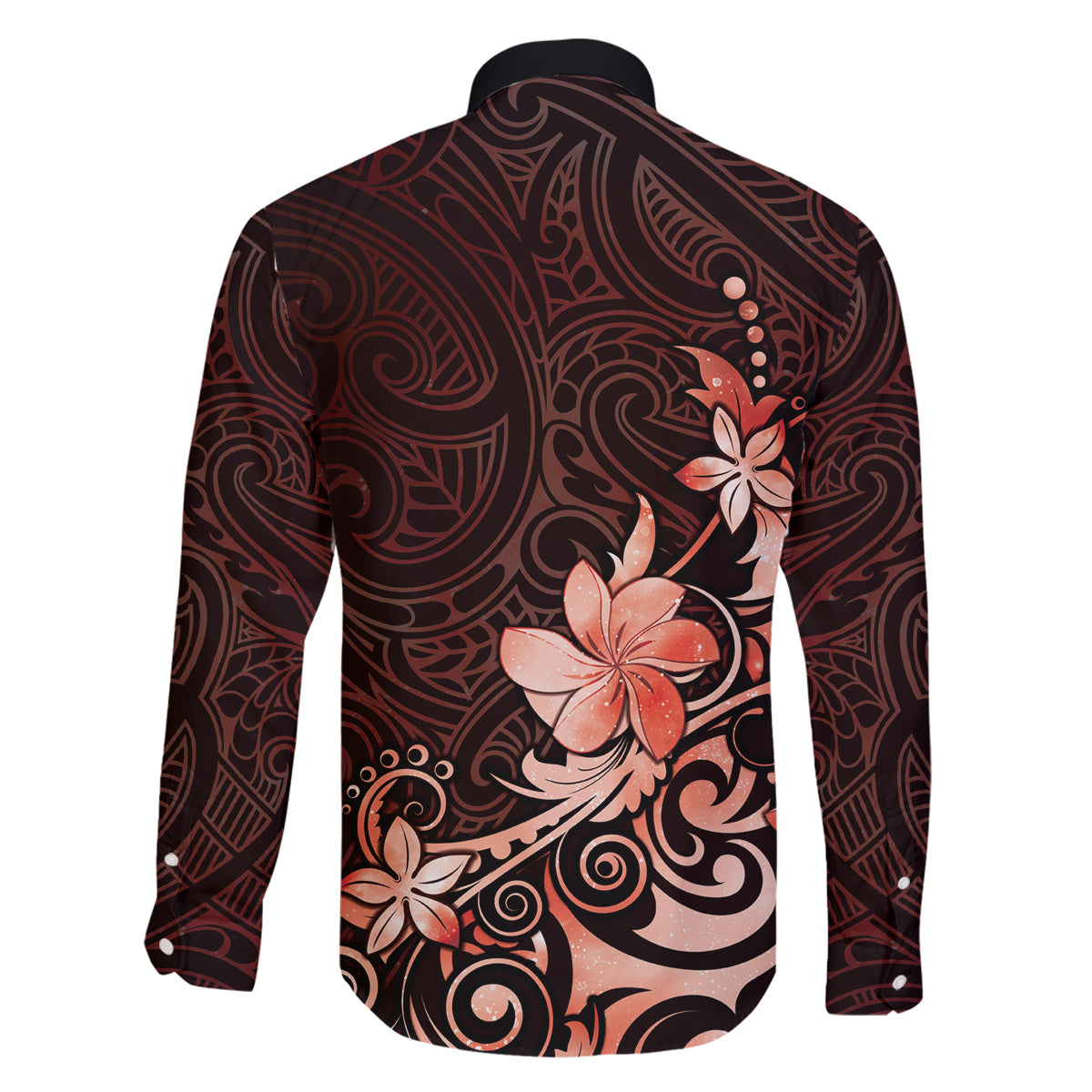 Matariki New Zealand Family Matching Off Shoulder Short Dress and Hawaiian Shirt Maori Pattern Red Galaxy LT05 - Polynesian Pride
