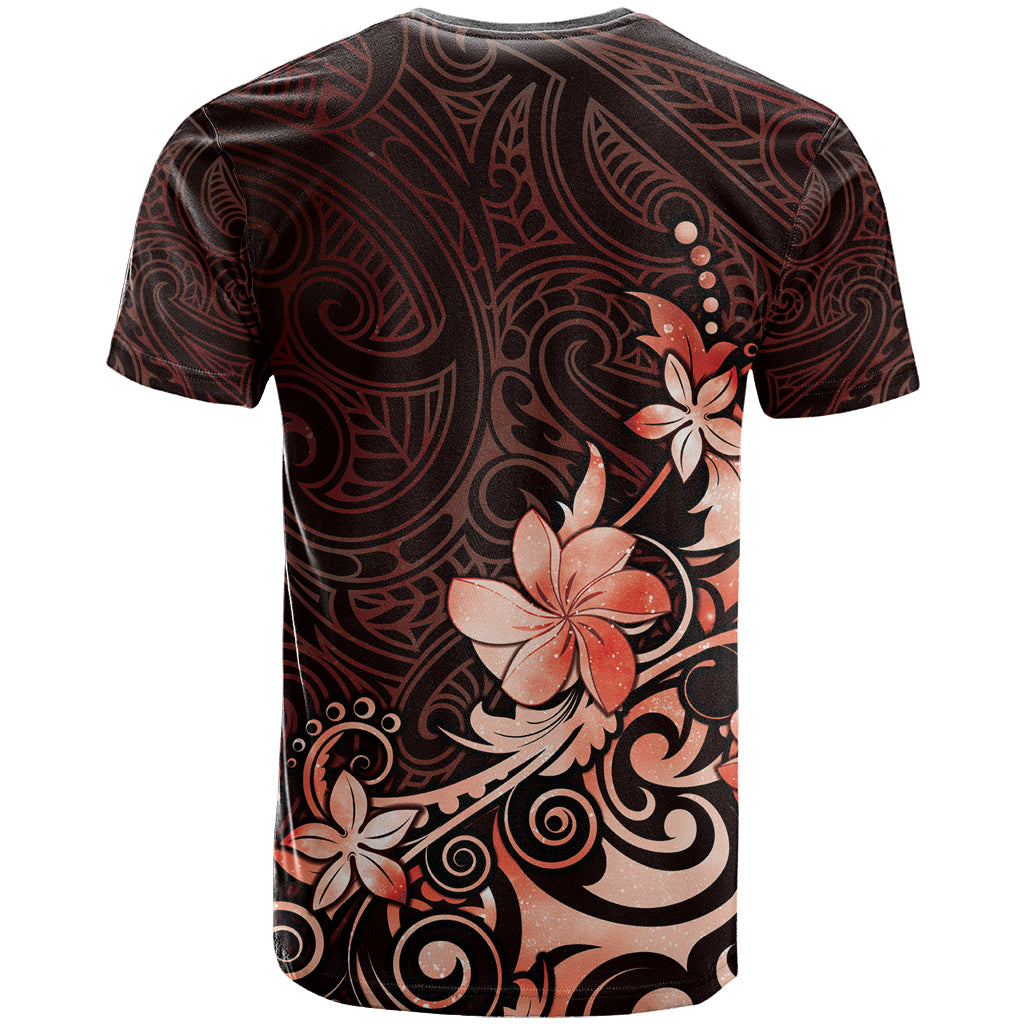 Matariki New Zealand T Shirt Maori Pattern Red Galaxy LT05 - Polynesian Pride