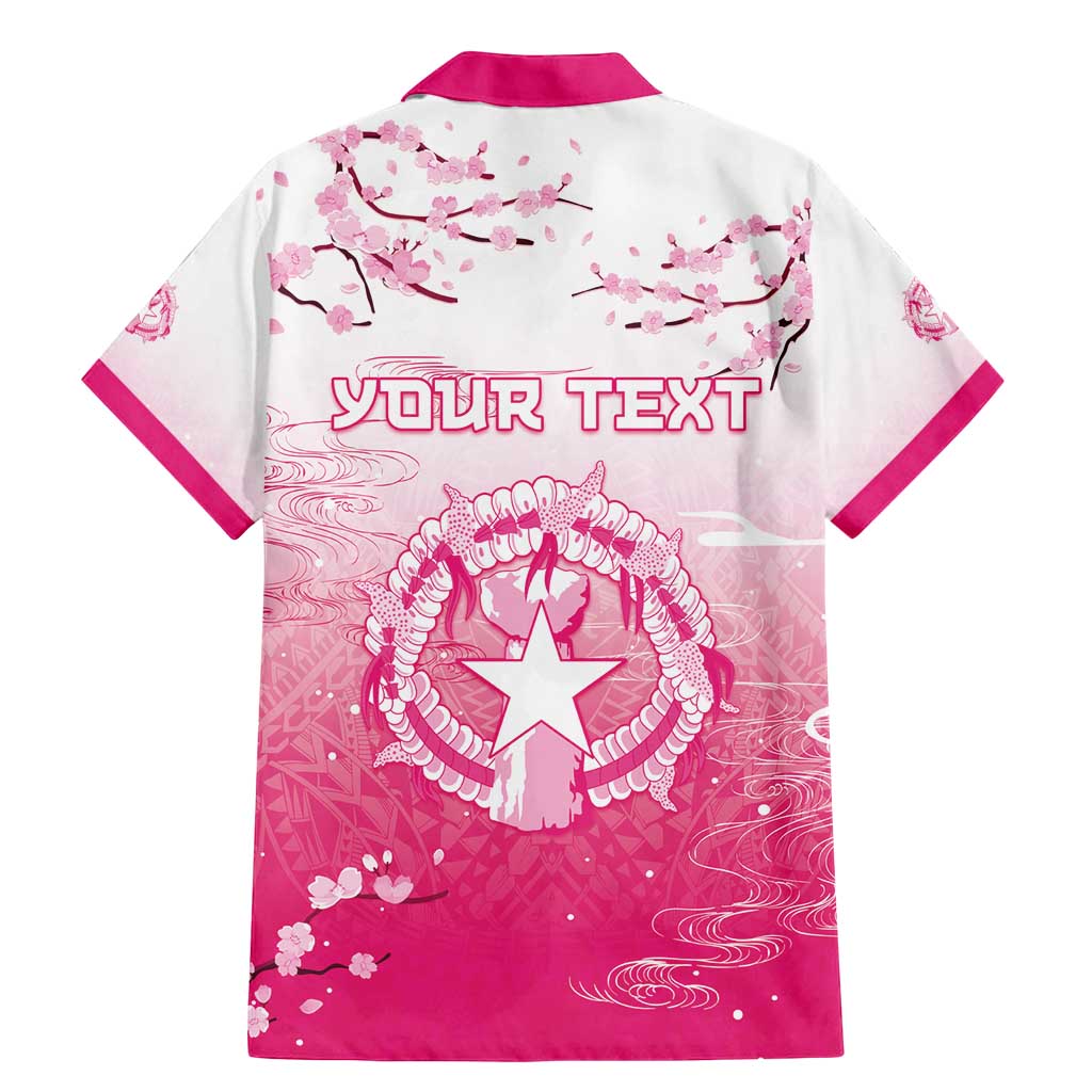 Personalized Sakura Marianas Family Matching Mermaid Dress and Hawaiian Shirt CNMI Seal LT05 - Polynesian Pride
