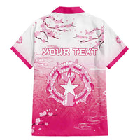 Personalized Sakura Marianas Family Matching Mermaid Dress and Hawaiian Shirt CNMI Seal LT05 - Polynesian Pride