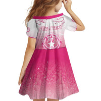 Personalized Sakura Marianas Family Matching Short Sleeve Bodycon Dress and Hawaiian Shirt CNMI Seal LT05 - Polynesian Pride
