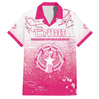 Personalized Sakura Marianas Family Matching Summer Maxi Dress and Hawaiian Shirt CNMI Seal