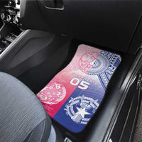 Northern Mariana Islands And Japan Together Car Mats LT05 - Polynesian Pride