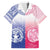 Custom Northern Mariana Islands And Japan Together Family Matching Puletasi and Hawaiian Shirt