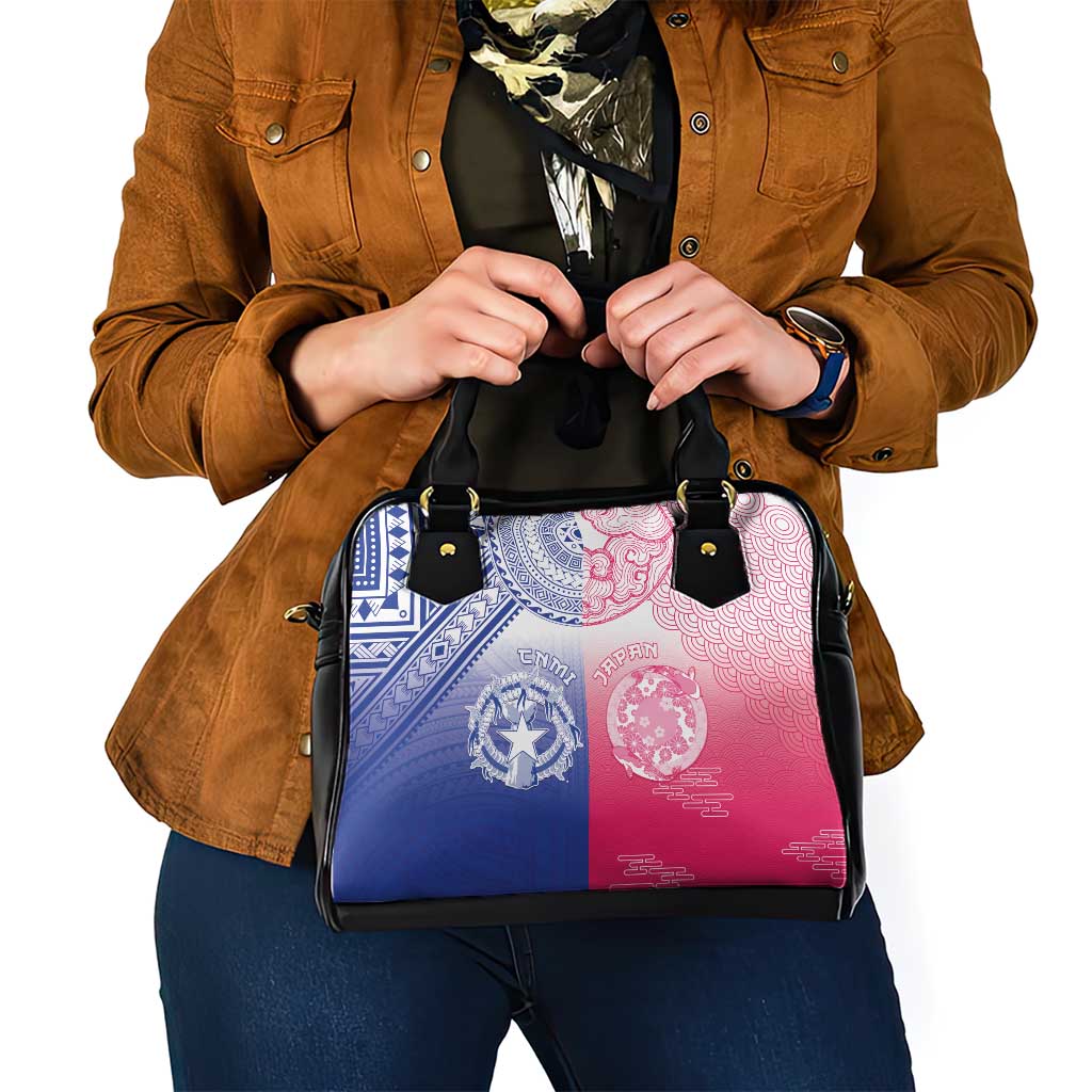 Northern Mariana Islands And Japan Together Shoulder Handbag