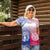 Custom Northern Mariana Islands And Japan Together Women Polo Shirt