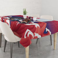Guam Blue Marlin Fishing Tablecloth Polynesian Style