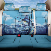 Hawaii Blue Marlin Fishing Back Car Seat Cover LT05 One Size Blue - Polynesian Pride