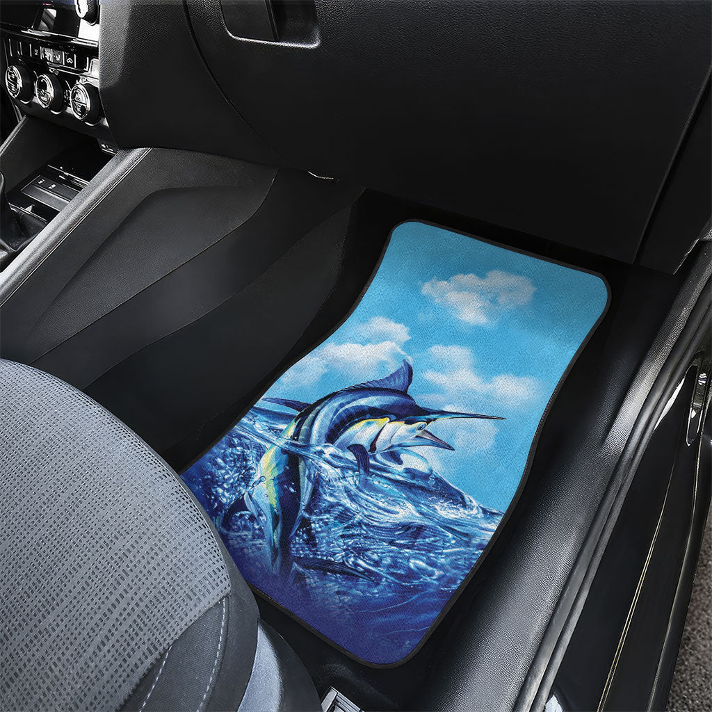 Hawaii Blue Marlin Fishing Car Mats