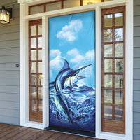 Hawaii Blue Marlin Fishing Door Cover
