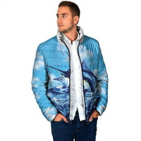 Hawaii Blue Marlin Fishing Padded Jacket