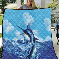 Hawaii Blue Marlin Fishing Quilt