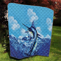 Hawaii Blue Marlin Fishing Quilt