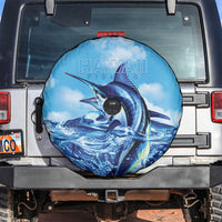 Hawaii Blue Marlin Fishing Spare Tire Cover