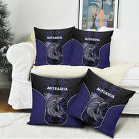 New Zealand Aotearoa Pillow Cover Blue Marlin Fishing Maori Pattern LT05 - Polynesian Pride