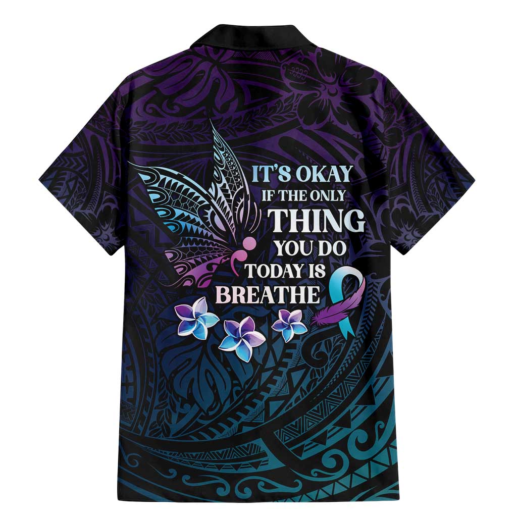 Polynesia Suicide Prevention Awareness Family Matching Mermaid Dress and Hawaiian Shirt Keep Going The World Needs You LT05 - Polynesian Pride