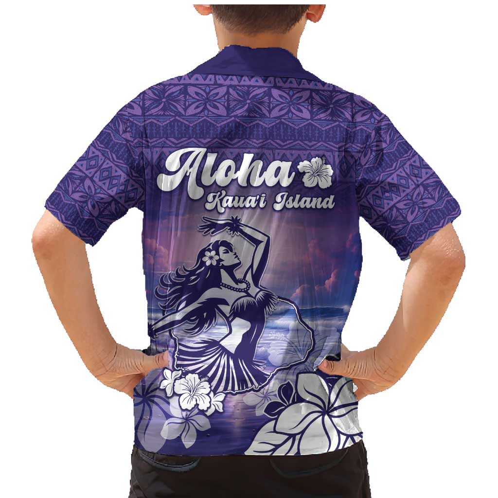 Aloha Hawaii Kauai Island Family Matching Mermaid Dress and Hawaiian Shirt Hula Till You Drop LT05 - Polynesian Pride