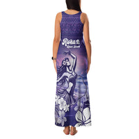 Aloha Hawaii Kauai Island Family Matching Tank Maxi Dress and Hawaiian Shirt Hula Till You Drop LT05 - Polynesian Pride