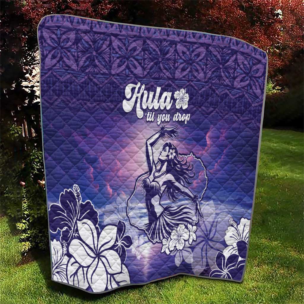 Aloha Hawaii Kauai Island Quilt Hula Till You Drop LT05 - Polynesian Pride
