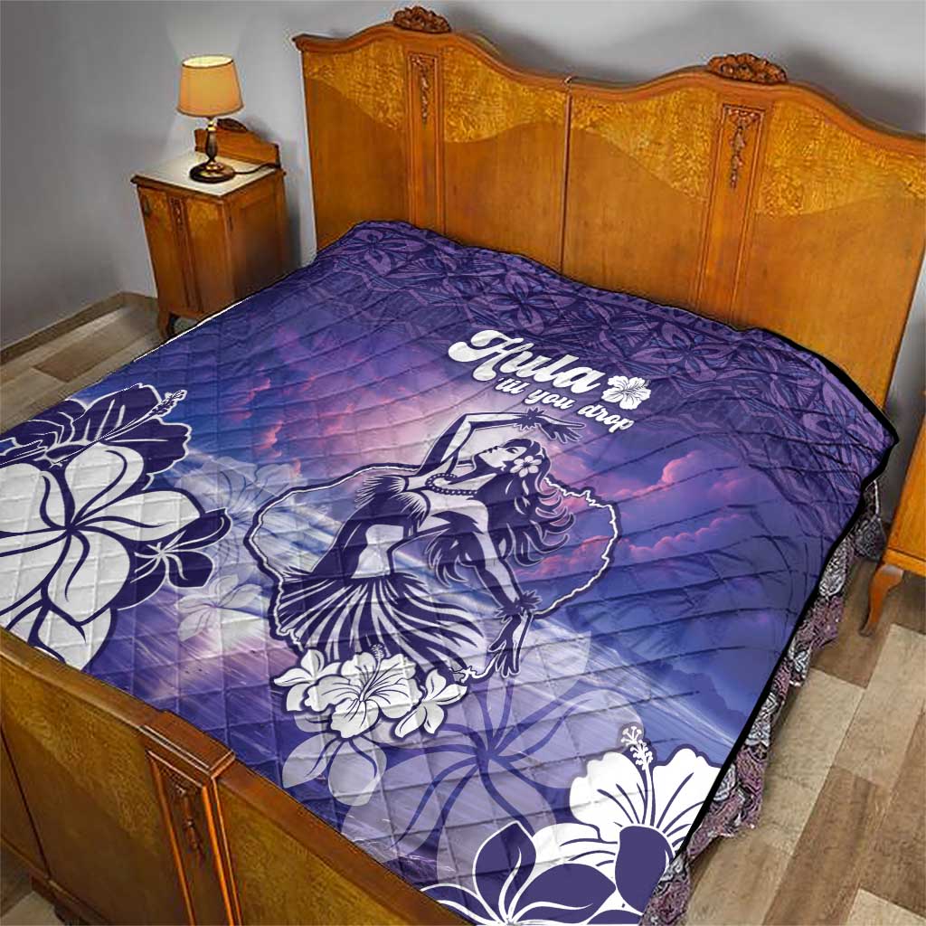 Aloha Hawaii Kauai Island Quilt Hula Till You Drop LT05 - Polynesian Pride