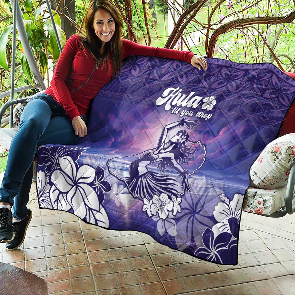 Aloha Hawaii Kauai Island Quilt Hula Till You Drop LT05 - Polynesian Pride