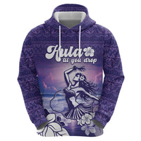 Aloha Hawaii Kauai Island Zip Hoodie Hula Till You Drop LT05 - Polynesian Pride