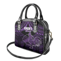 Hawaii Kauai Island Shoulder Handbag Rooster Tribal Tattoo Simple Style