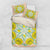 Cook Islands Tivaevae Quilt Bedding Set Peach - Polynesian Pride