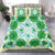 Cook Islands Tivaevae Quilt Bedding Set Beige - Polynesian Pride