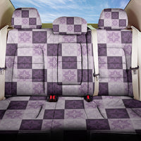Lavender Manta Ray Hawaiian Quilt Motif Back Car Seat Cover LT05 One Size Purple - Polynesian Pride