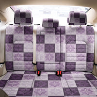 Lavender Manta Ray Hawaiian Quilt Motif Back Car Seat Cover LT05 - Polynesian Pride