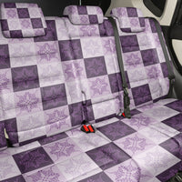 Lavender Manta Ray Hawaiian Quilt Motif Back Car Seat Cover LT05 - Polynesian Pride