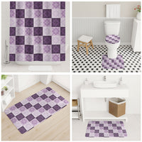 Lavender Manta Ray Hawaiian Quilt Motif Bathroom Set LT05 - Polynesian Pride