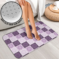 Lavender Manta Ray Hawaiian Quilt Motif Bathroom Set LT05 - Polynesian Pride