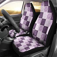 Lavender Manta Ray Hawaiian Quilt Motif Car Seat Cover LT05 - Polynesian Pride