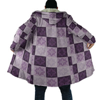 Lavender Manta Ray Hawaiian Quilt Motif Cloak LT05 - Polynesian Pride