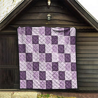 Lavender Manta Ray Hawaiian Quilt Motif Quilt LT05 - Polynesian Pride