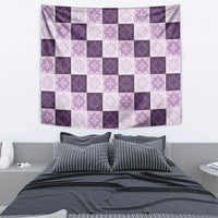 Lavender Manta Ray Hawaiian Quilt Motif Tapestry LT05 - Polynesian Pride