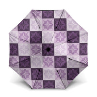 Lavender Manta Ray Hawaiian Quilt Motif Umbrella LT05 One Size Folded 11.42 inch Opened Diameter 37.4 inch Purple - Polynesian Pride