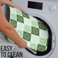 Sage Green Manta Ray Hawaiian Quilt Motif Bathroom Set LT05 - Polynesian Pride
