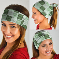 Sage Green Manta Ray Hawaiian Quilt Motif Neck Gaiter LT05 - Polynesian Pride
