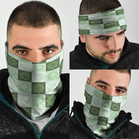 Sage Green Manta Ray Hawaiian Quilt Motif Neck Gaiter LT05 - Polynesian Pride