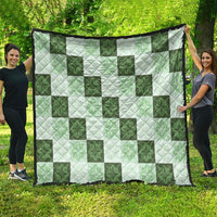 Sage Green Manta Ray Hawaiian Quilt Motif Quilt LT05 - Polynesian Pride