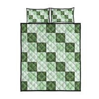 Sage Green Manta Ray Hawaiian Quilt Motif Quilt Bed Set LT05 - Polynesian Pride