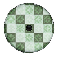 Sage Green Manta Ray Hawaiian Quilt Motif Spare Tire Cover LT05 - Polynesian Pride